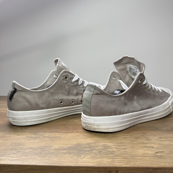 Converse All Star Cordura Gray Low Sneakers Men's 10 Canvas‎ Durable EUC Shoes - Picture 6 of 8